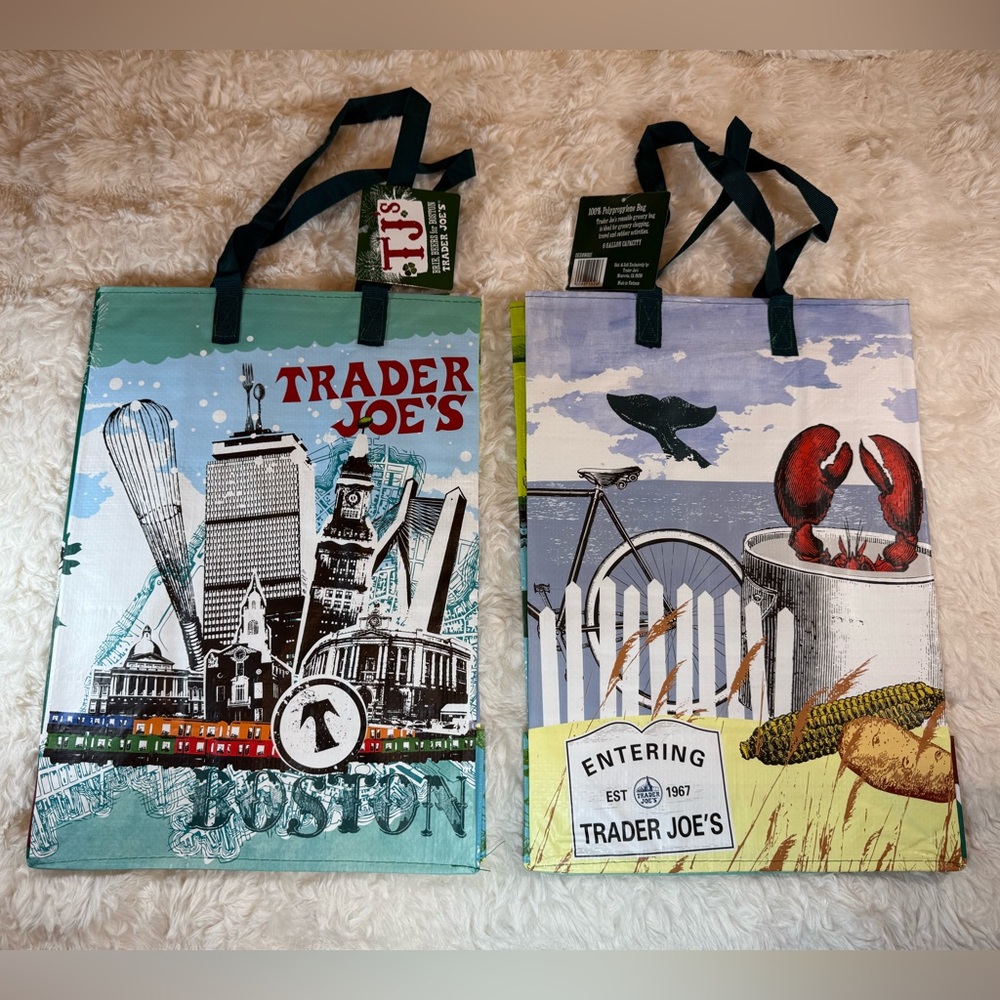 Trader Joe’s BOSTON MA. bag RARE/COLLECTIBLE- Limited Edition: NWT